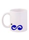 Digimon Printed Mug White/Blue