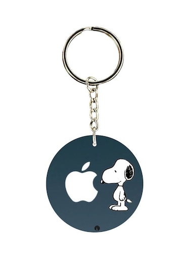 Cartoon Printed Double Sided Keychain