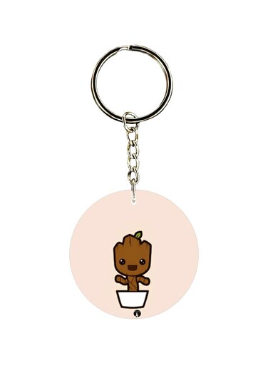 Cartoon Printed Keychain