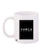 Printed Coffee Mug White/Black