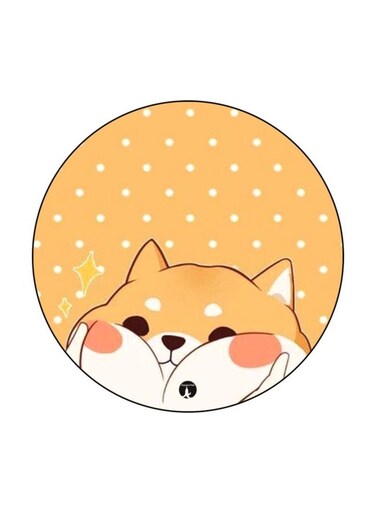 A Dog Printed Fridge Magnet Yellow/White/Brown