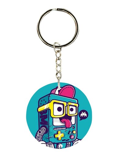 Game Boy Printed Keychain