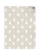 Cartoon Rabbit Themed Metallic Plate Grey/White/Pink 20x15cm