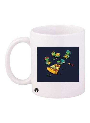 Teenage Mutant Ninja Turtles Printed Mug White/Green/Blue