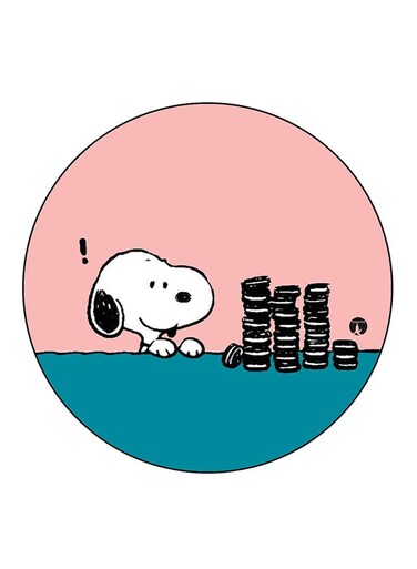 Snoopy Printed Fridge Magnet Multicolour