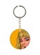 Girl Printed Double Sided Keychain