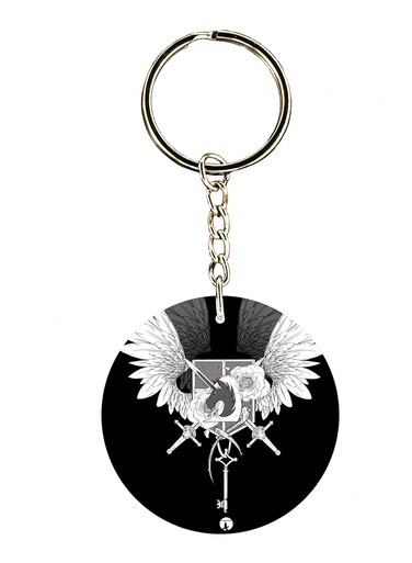 The Anime Attack On Titan Double Side Printed Keychain