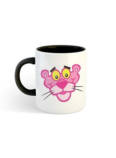 Pink Panther Printed Mug White/Black