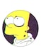 Simpsons Printed Fridge Magnet Multicolour