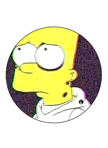 Simpsons Printed Fridge Magnet Multicolour
