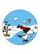 Snoopy Printed Fridge Magnet Multicolour