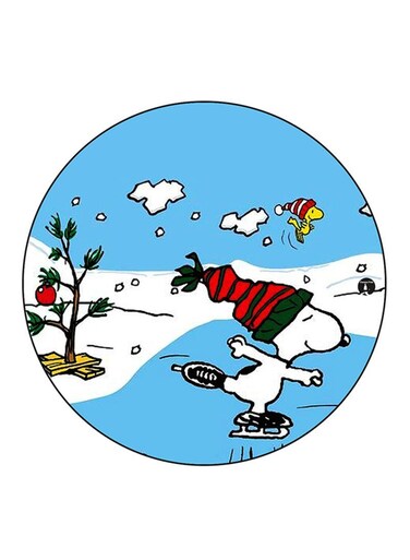 Snoopy Printed Fridge Magnet Multicolour