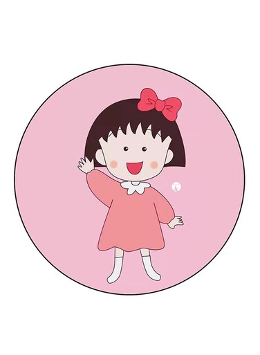 The Anime Chibi Maruko Chan Printed Fridge Magnet Multicolour