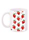 Strawberries Printed Coffee Mug White/Red/Green 11ounce