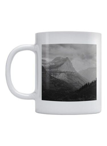 Forest Printed Mug White/Black/Grey