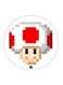 Video Game Super Mario Printed Fridge Magnet Multicolour
