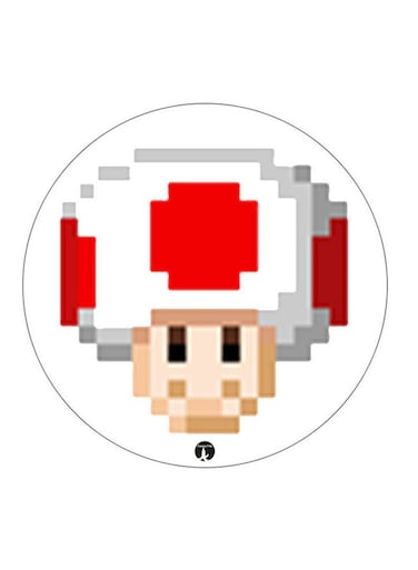 Video Game Super Mario Printed Fridge Magnet Multicolour