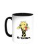 Giraffe - No Problem Printed Coffee Mug Black/White 11ounce