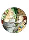 Rabbits Printed Fridge Magnet Multicolour