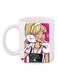 Animated Girl Printed Coffee Mug White/Pink/Yellow 11ounce