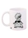 Anime Printed Coffee Mug White/Grey