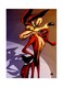 Wile E. Coyote Themed Metallic Plate Purple/Red/Yellow 20x15cm