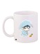 Printed Coffee Mug White/Blue/Orange