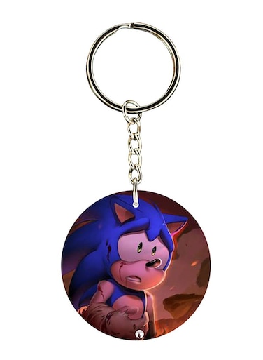 Sonic Printed Keychain