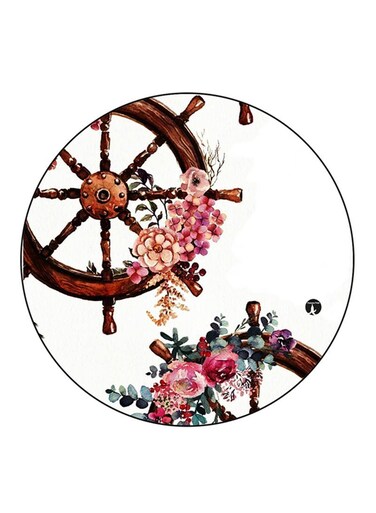 Flowers Printed Fridge Magnet Multicolour