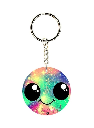 Cartoon Themed Single Sided Keychain