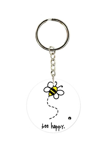 Cartoon Themed Single Sided Keychain
