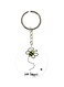 Cartoon Themed Single Sided Keychain