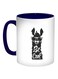Be Cool Printed Coffee Mug Grey/White/Blue