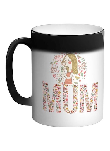 Mum Printed Magic Coffee Mug Black 11ounce