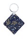 Flowers Wooden Keychain