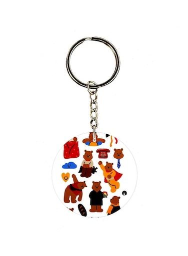 Cartoon Printed Keychain