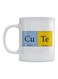 Ceramic Cute Printed Coffee Mug White/Blue/Yellow