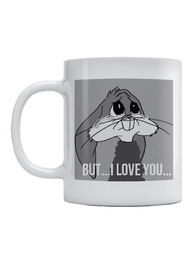 Bugs Bunny Printed Mug White/Grey