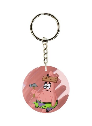 Cartoon Printed Keychain