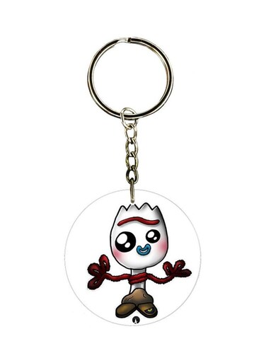 Cartoon Theme Single Sided Keychain