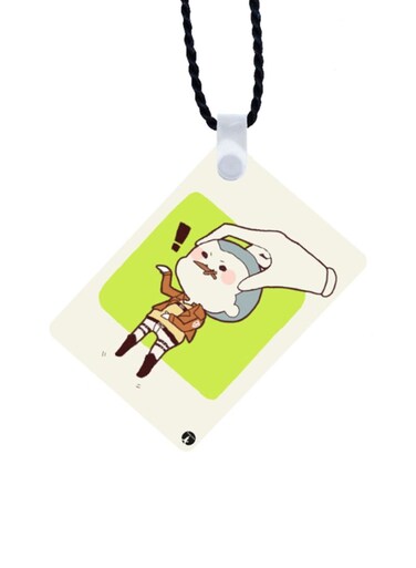 Attack On Titan Printed Car Mirror Pendant