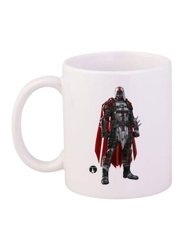 Azrael Printed Coffee Mug White Black Red