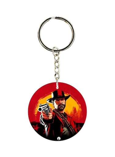 Red Dead Redemption 2 Printed Plastic Keychain