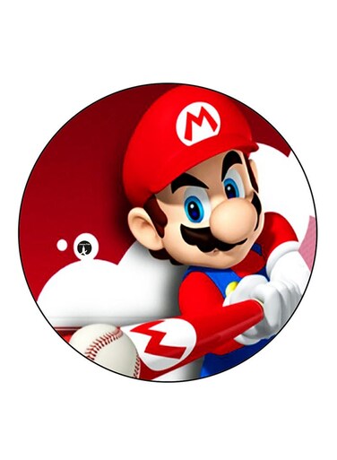 Video Game Super Mario Printed Fridge Magnet Multicolour