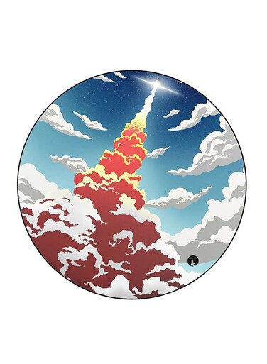 Animation Printed Fridge Magnet Multicolour 5.5 x 5.5cm