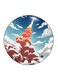 Animation Printed Fridge Magnet Multicolour 5.5 x 5.5cm