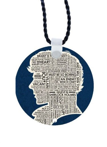 TV Show Sherlock Printed Car Mirror Pendant