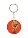 Pikachu Wearing Goku Costume Printed Double Sided Keychain