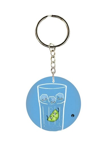 Printed Single Sided Keychain