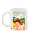 Disney's Belle Printed Coffee Mug White/Green/Beige